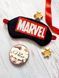 Піжама (шорти та майка) жіноча шовкова з принтом Marvel чорна 1234266970 фото 2