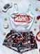 Піжама (шорти та майка) жіноча шовкова з принтом Marvel сіра 1230879870 фото 2