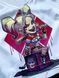 Піжама (шорти та майка) жіноча шовкова з принтом Harley Quinn бордова 1252004043 фото 2