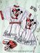 Нічна жіноча шовкова з принтом Mickey Mouse рожева 1584857566 фото 2