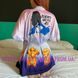 Комплект (піжама та халат) жіночий шовковий з принтом Lion King рожевий 1369435928 фото 7